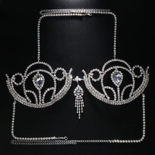Crystal Bikini Top Body Chain